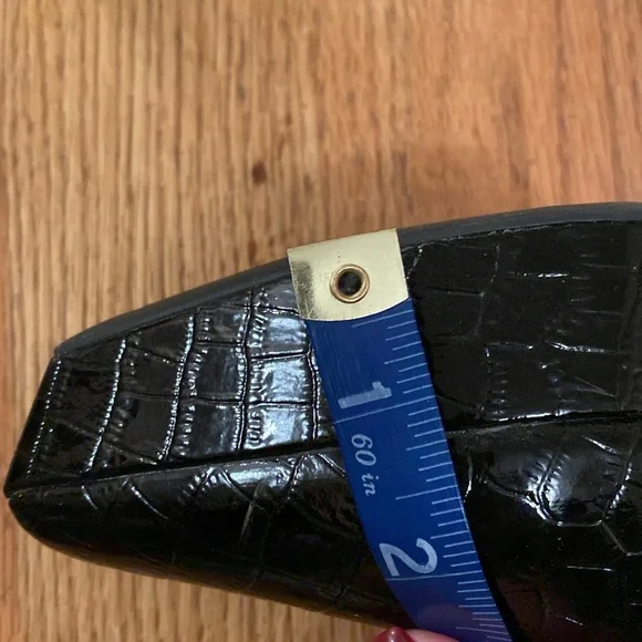 Black patent leather platform pumps - Picture 5 of 6